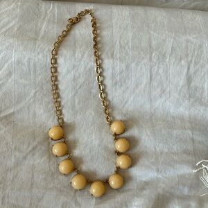 💕 J.Crew Pale Peach Pastel Spring Bubble Necklace 💕